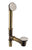 Westbrass D325H European Tip Toe Bath Waste - Hidden Overflow -14 in. Make-Up, 17 Ga.