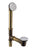 Westbrass D325H European Tip Toe Bath Waste - Hidden Overflow -14 in. Make-Up, 17 Ga.