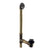 Westbrass D326G Tip Toe Bath Waste - 22 in. Make-Up, 20 Ga. Tubing