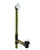 Westbrass D326G Tip Toe Bath Waste - 22 in. Make-Up, 20 Ga. Tubing