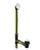 Westbrass D326 Tip Toe Bath Waste - 22 in. Make-Up, 17 Ga. Tubing