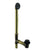 Westbrass D326 Tip Toe Bath Waste - 22 in. Make-Up, 17 Ga. Tubing