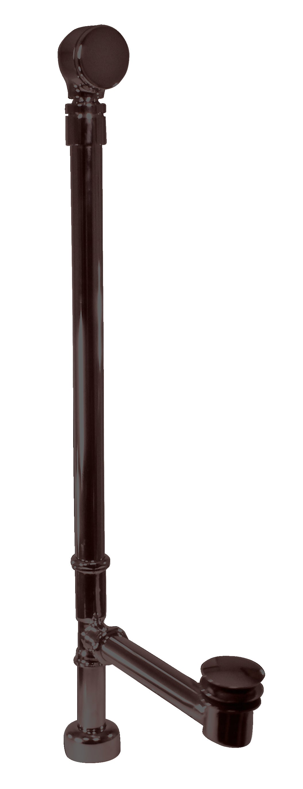 Westbrass D326124HKBJ Illusionary Fully Finished for Exposed Installations Ball Joint Overflow with ADA Approved Tip-Toe Drain