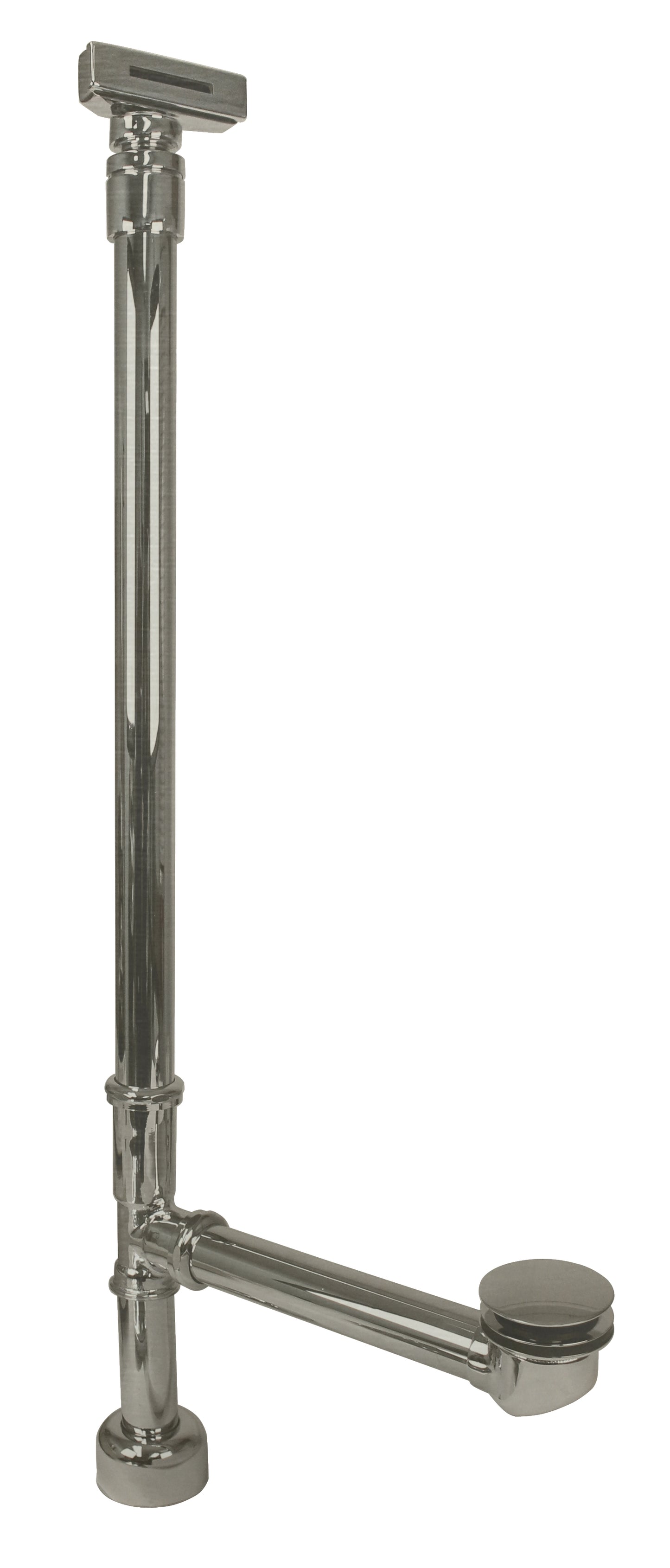 Westbrass D3261BJLD Fully Finished Linnear Overflow with Ball Joint and Tip-Toe Drain Function - Parent