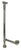 Westbrass D3261BJLD Fully Finished Linnear Overflow with Ball Joint and Tip-Toe Drain Function - Parent