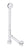 Westbrass D3261HK European Tip Toe Bath Waste - Hidden Overflow -22 in. Make-Up, 17 Ga.