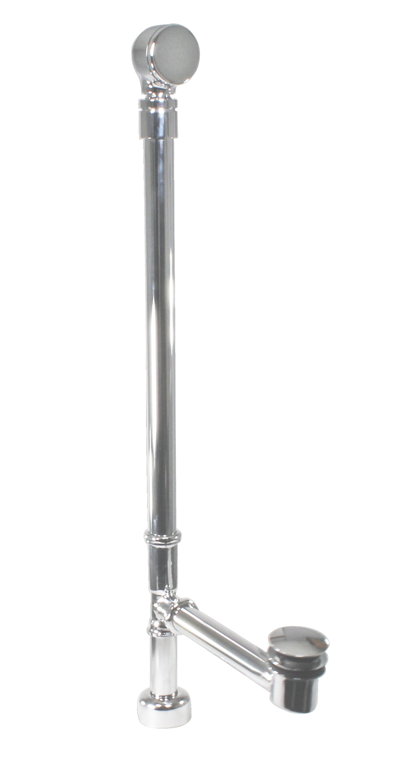 Westbrass D3261HKBJ Illusionary All Exposed Ball Joint Overflow with ADA approved Tip-Toe Drain