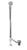 Westbrass D3261HKBJ Illusionary All Exposed Ball Joint Overflow with ADA approved Tip-Toe Drain