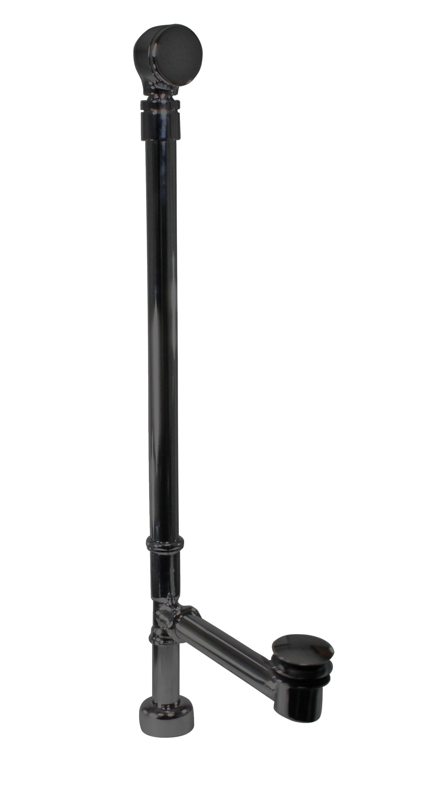 Westbrass D3261HKBJ Illusionary All Exposed Ball Joint Overflow with ADA approved Tip-Toe Drain