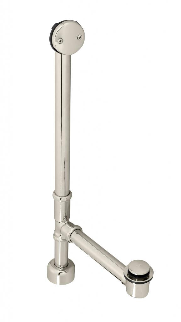 Westbrass D3261K Tip Toe All Exposed Bath Waste - 22 in. Make-Up