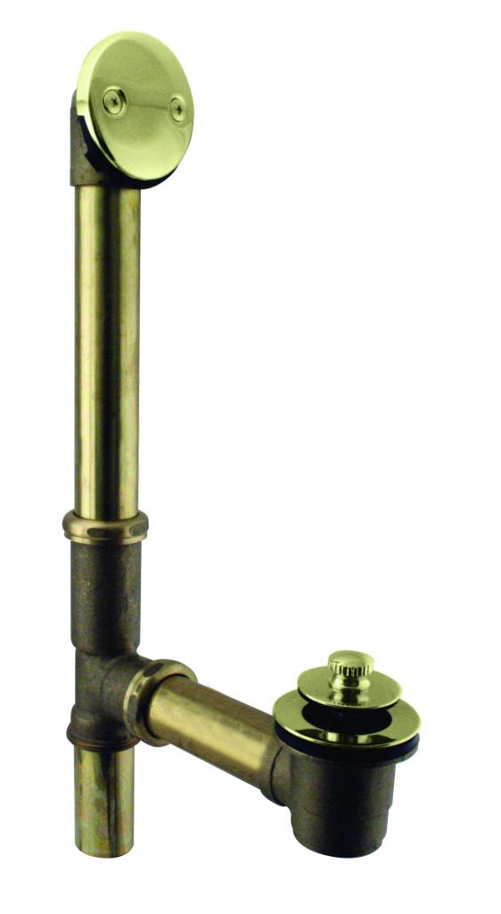Westbrass D3262 Pull and Drain Bath Waste - 14 in. Make-Up, 17 Ga. Tubing - Parent