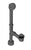Westbrass D3263K All Exposed Pull and Drain Bath Waste - 14 in. Make-Up, 17 Ga. Tubing