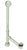 Westbrass D3265K Pull and Drain Bath Waste - 22 in. Make-Up, 17 Ga. Tubing