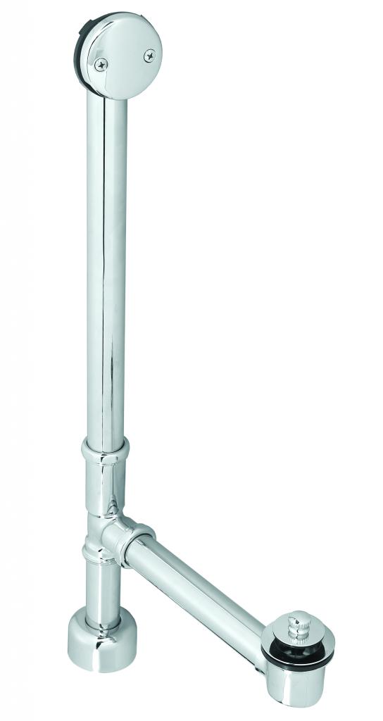 Westbrass D3265K Pull and Drain Bath Waste - 22 in. Make-Up, 17 Ga. Tubing