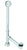 Westbrass D3265K Pull and Drain Bath Waste - 22 in. Make-Up, 17 Ga. Tubing