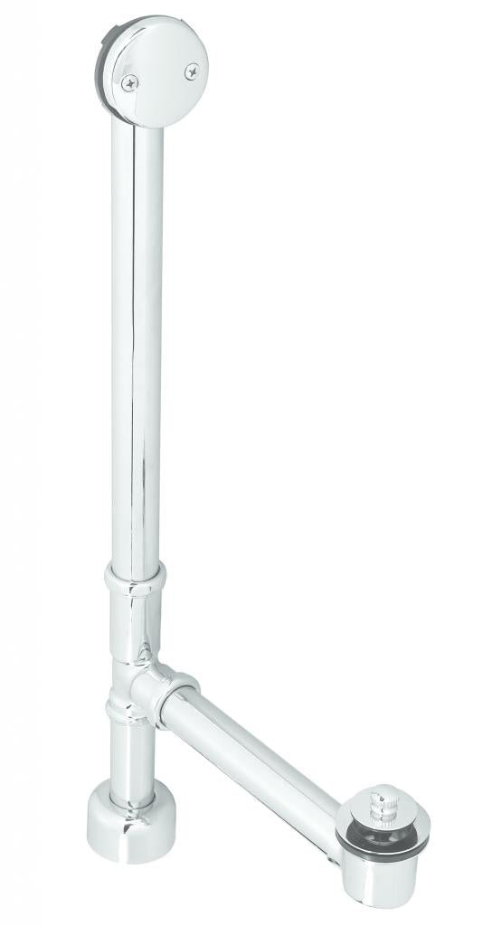 Westbrass D3265K Pull and Drain Bath Waste - 22 in. Make-Up, 17 Ga. Tubing