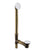 Westbrass D326H European Tip Toe Bath Waste - Hidden Overflow -22 in. Make-Up, 17 Ga.