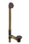 Westbrass D326H European Tip Toe Bath Waste - Hidden Overflow -22 in. Make-Up, 17 Ga.