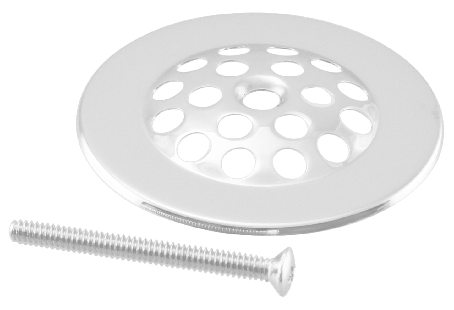 Westbrass D327 Gerber Style Bee-HiveTub Strainer Grid with Screw