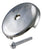 Westbrass D328 3-1/8 in. Single Hole Overflow Face Plate and Screw