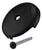 Westbrass D328 3-1/8 in. Single Hole Overflow Face Plate and Screw