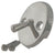 Westbrass D330 3-1/8 in. Two-Hole Trip Lever Overflow Face Plate and Screws