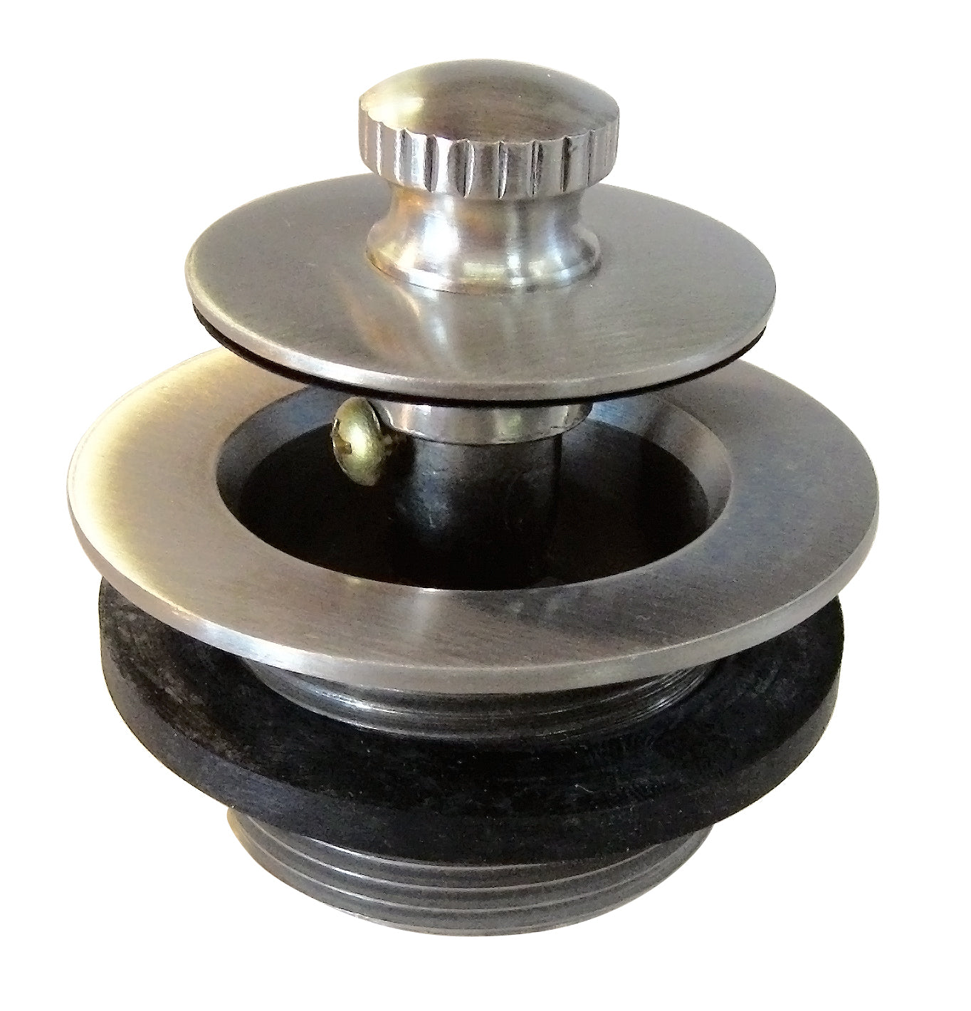 Westbrass D331 Twist and Close 1-1/2 in. NPSM Coarse Thread Bath Drain