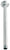 Westbrass D3612A 1/2 in. IPS x 12 in. Ceiling Mounted Shower Arm with Flange