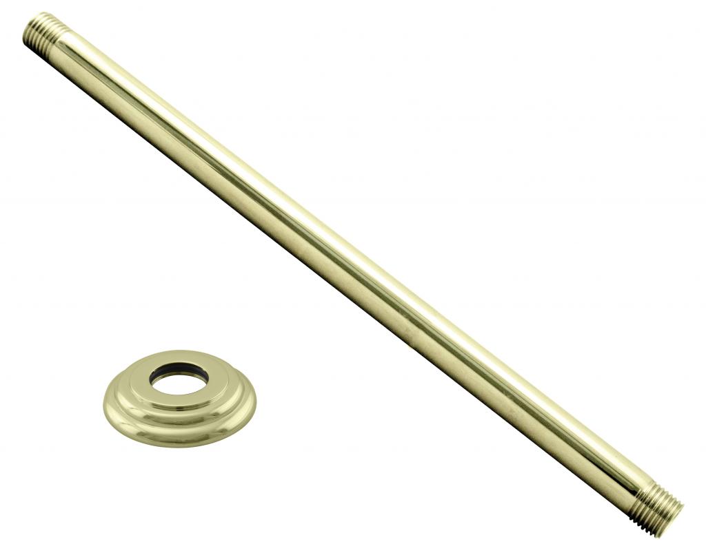 Westbrass D3619A 1/2 in. IPS x 19 in. Ceiling Mounted Shower Arm with Flange - Parent