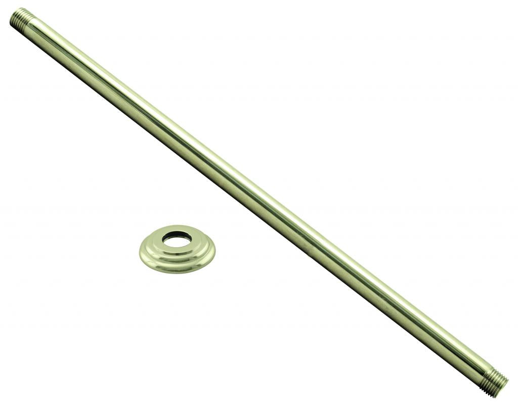 Westbrass D3648A 1/2 in. IPS x 48 in. Ceiling Mounted Shower Arm with Flange - Parent