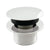 Westbrass D398R Mushroom Tip Toe 1-1/2 in. NPSM Coarse Thread Bath Drain