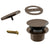 Westbrass D398RK Mushroom Tip Toe Tub Trim Set with Floating Faceplate