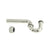Westbrass D400-1 1-1/2 in. x 1-1/2 in. P-Trap with High Box Flange