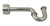 Westbrass D400-1 1-1/2 in. x 1-1/2 in. P-Trap with High Box Flange