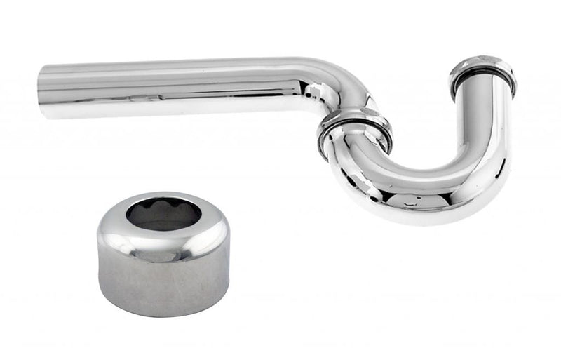Westbrass D401-1 1-1/4 in. x 1-1/4 in. P-Trap with High Box Flange