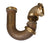 Westbrass D403LA 1-1/2 x 1-1/4 in. LA Code P-Trap