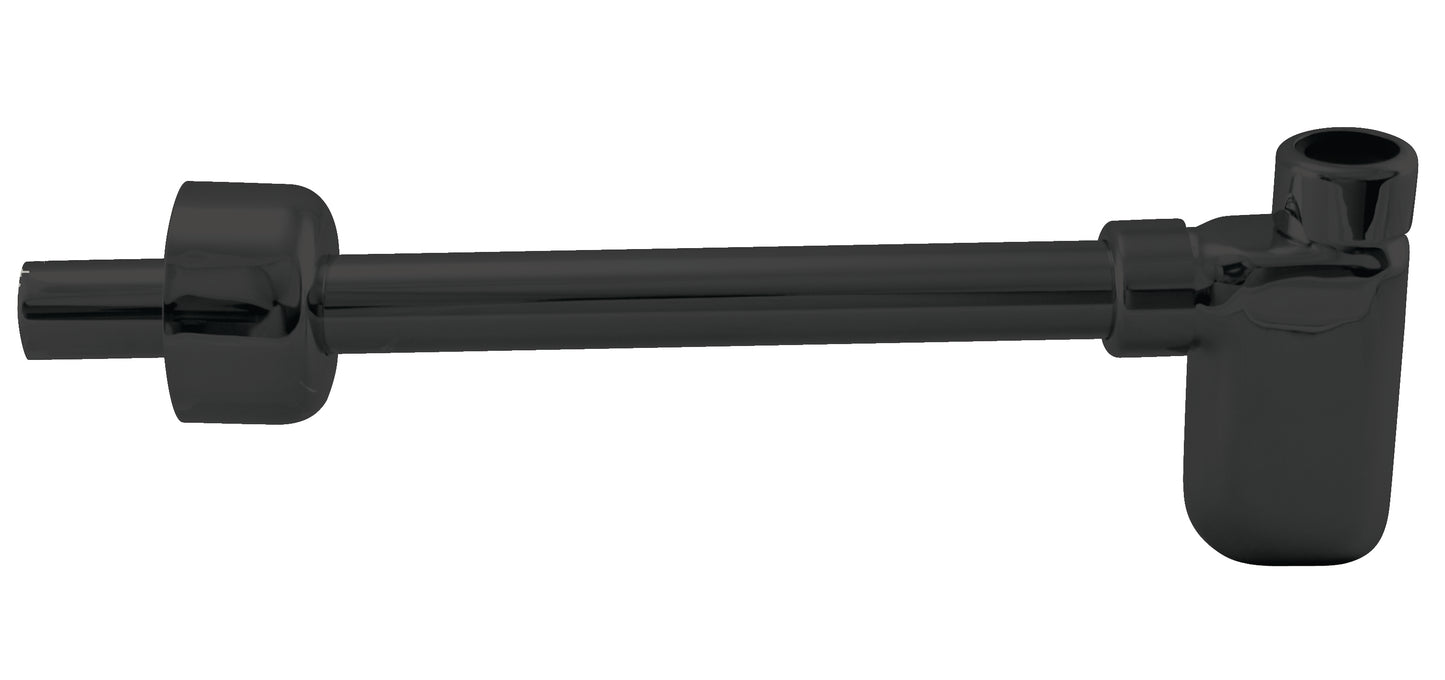 Westbrass D4053-1 1-1/4 in. x 1-1/4 in. Flat Euro Trap with High Box Flange