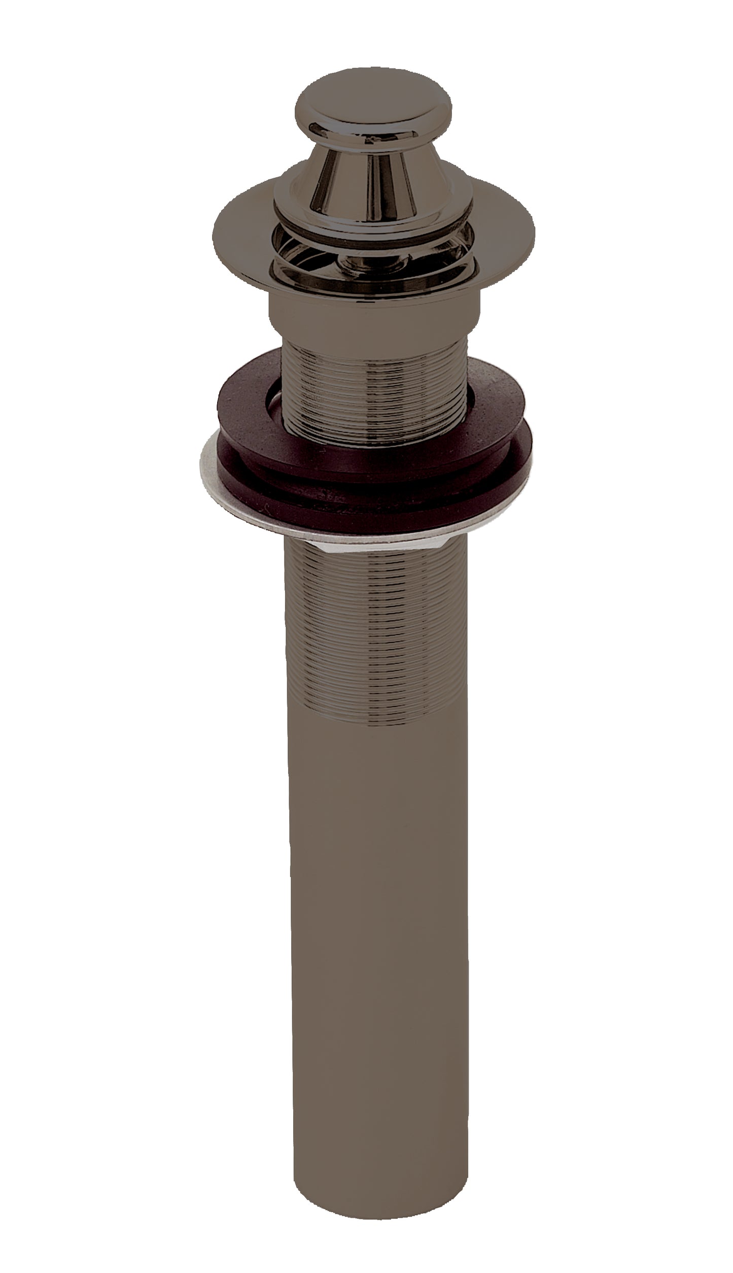 Westbrass D410 Lift and Turn Lavatory Drain without Overflow Holes - Exposed