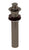 Westbrass D410 Lift and Turn Lavatory Drain without Overflow Holes - Exposed