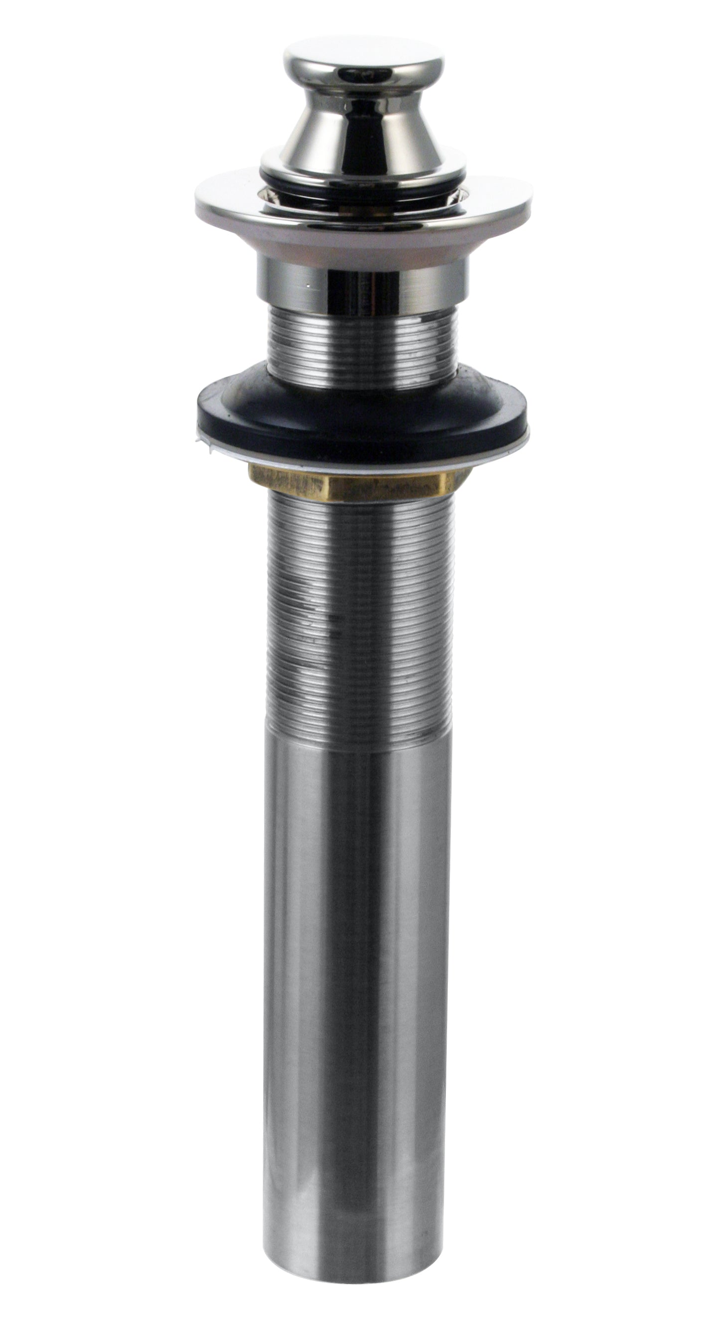 Westbrass D410 Lift and Turn Lavatory Drain without Overflow Holes - Exposed