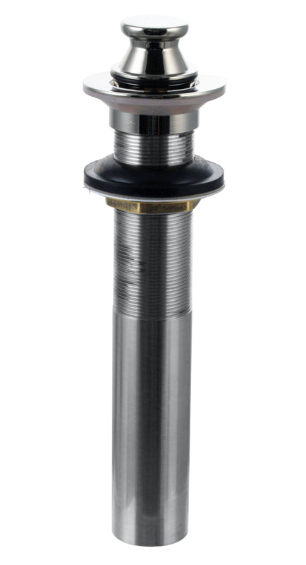 Westbrass D410 Lift and Turn Lavatory Drain without Overflow Holes - Exposed