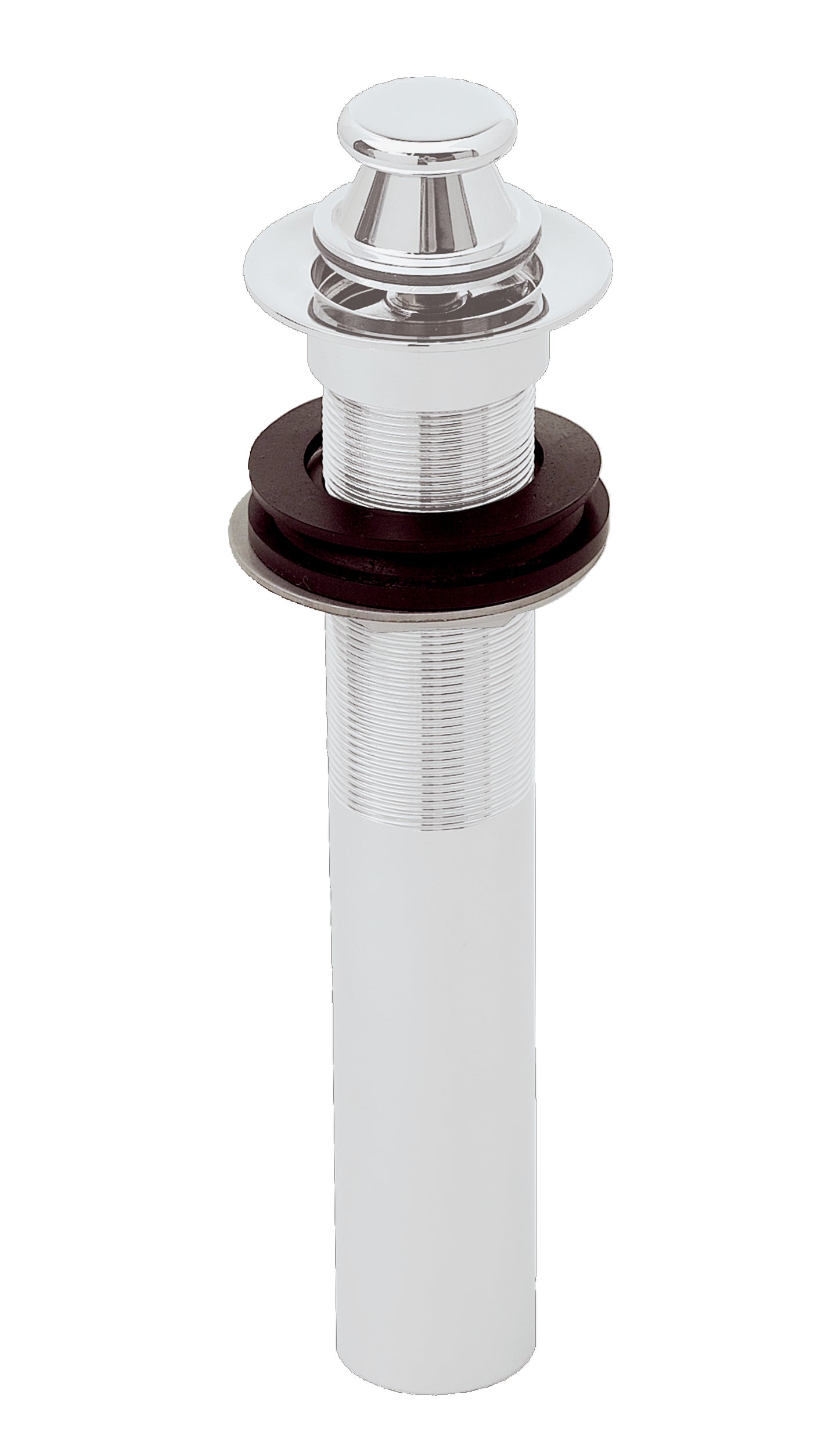 Westbrass D410 Lift and Turn Lavatory Drain without Overflow Holes - Exposed