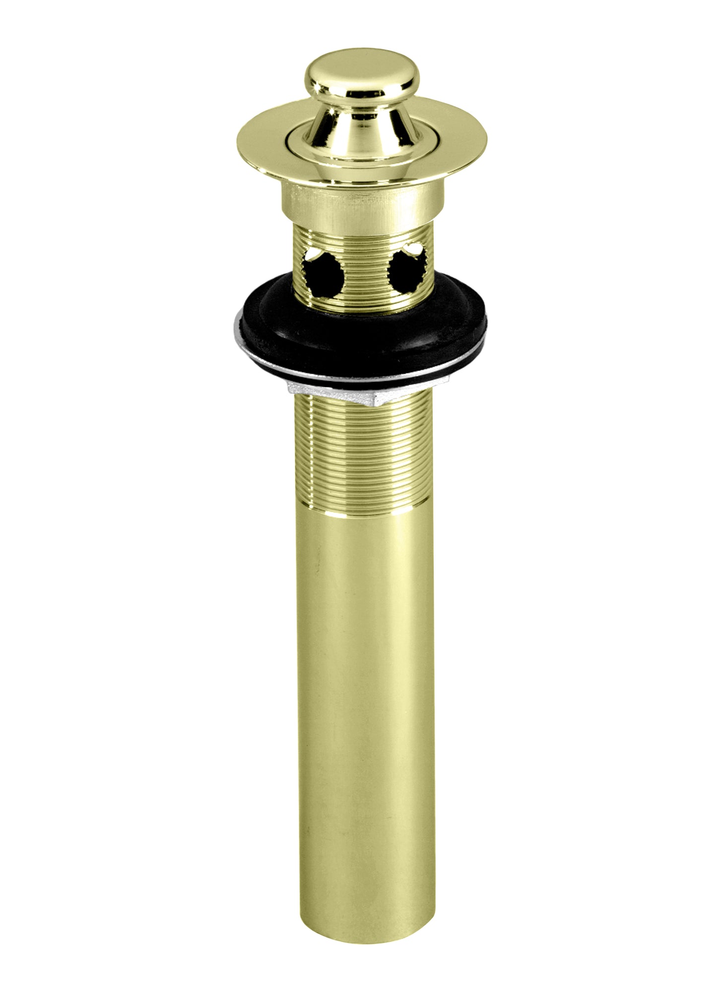 Westbrass D410-2 Lift and Turn Lavatory Drain with Overflow Holes - Exposed - Parent