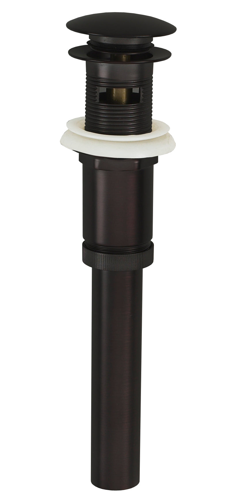 Westbrass D410A Euro Mushroom Lavatory Drain with Overflow Holes - Exposed