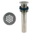 Westbrass D411 Grid Strainer Lavatory Drain w/o Overflow Holes - Exposed