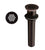 Westbrass D411-2 Grid Strainer Lavatory Drain with Overflow Holes - Exposed