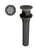 Westbrass D411-2 Grid Strainer Lavatory Drain with Overflow Holes - Exposed