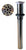 Westbrass D411A-1 High-Flow Grid Lavatory Drain w/o Overflow Holes - Exposed