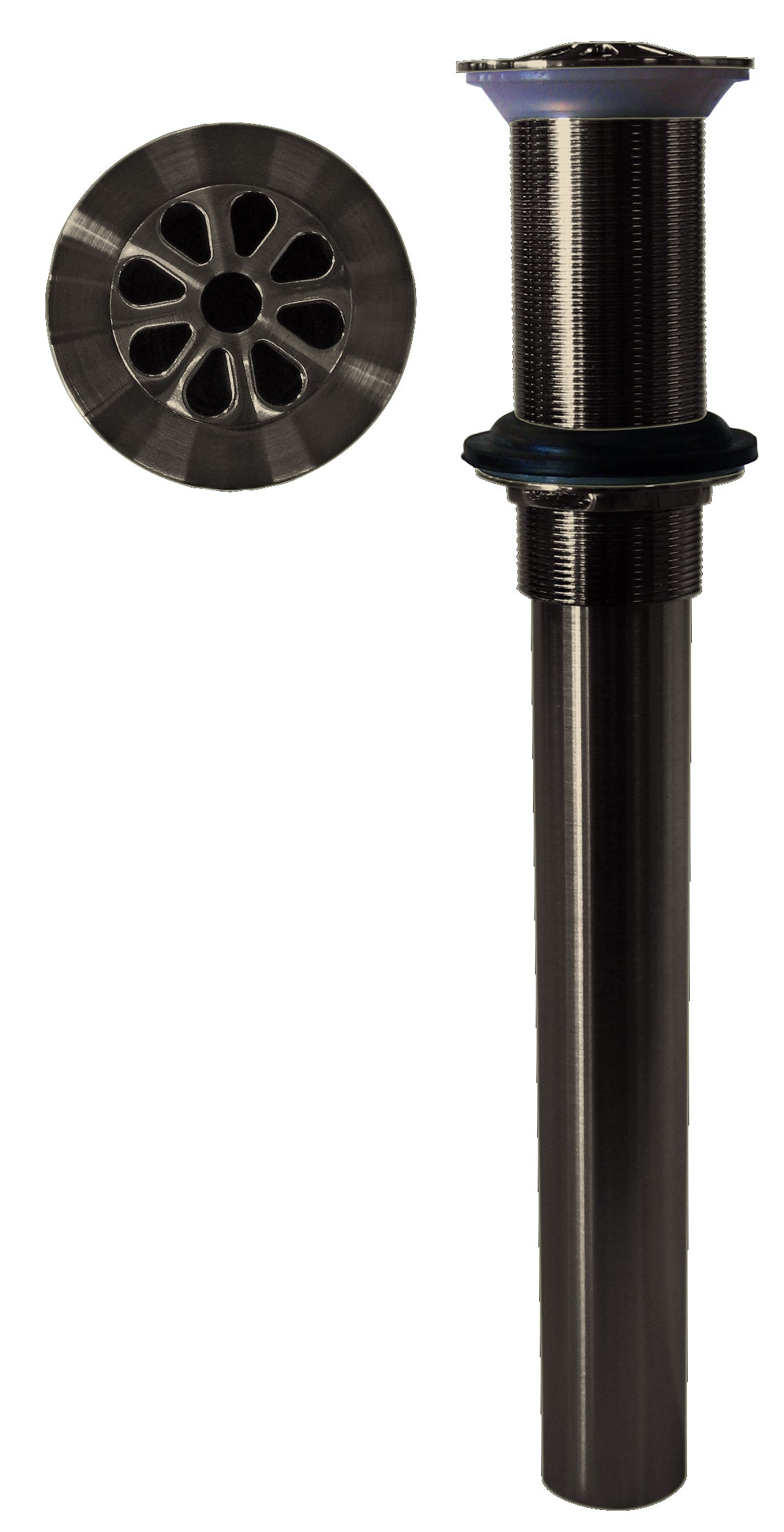 Westbrass D411A-1 High-Flow Grid Lavatory Drain w/o Overflow Holes - Exposed