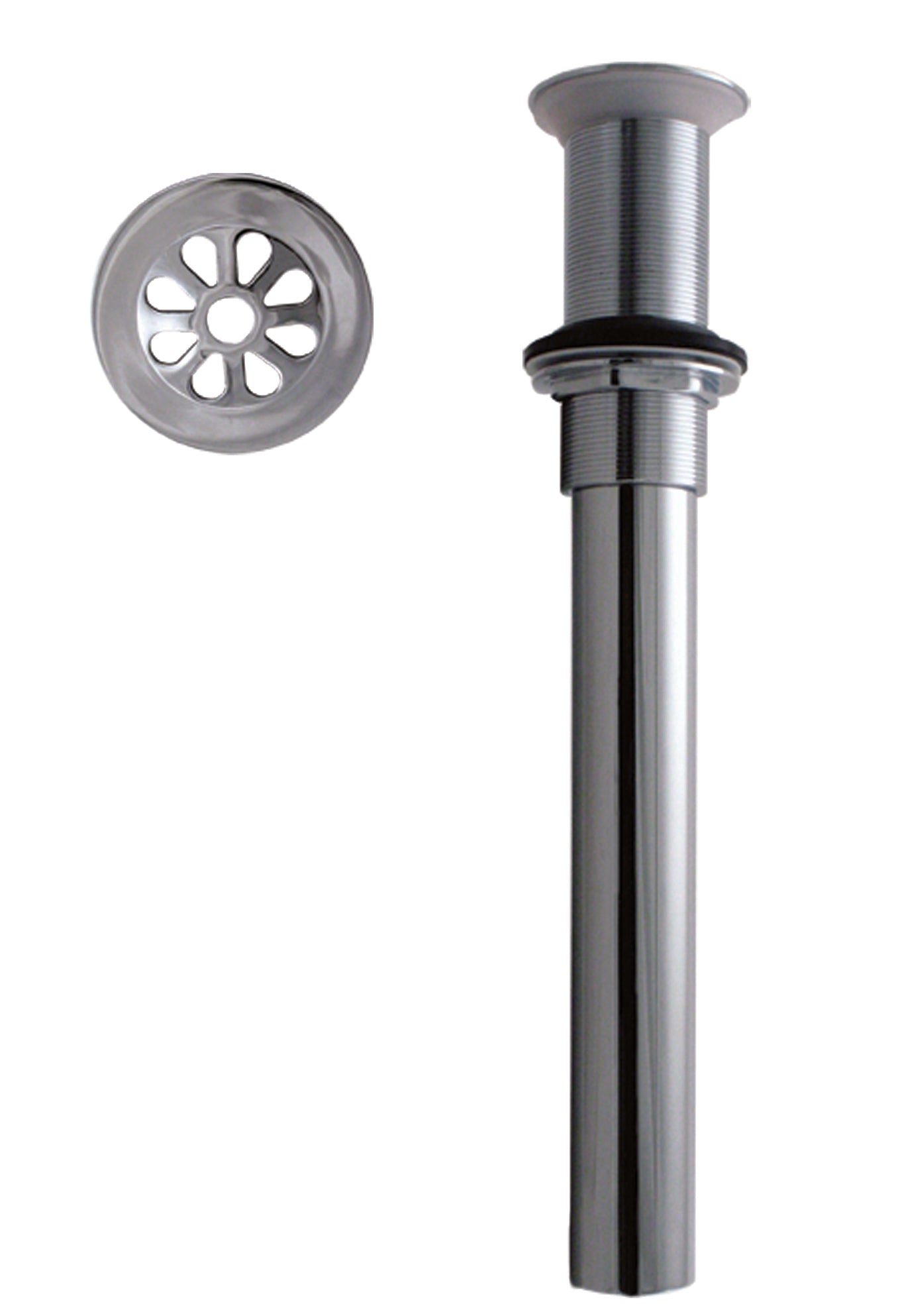 Westbrass D411A-1 High-Flow Grid Lavatory Drain w/o Overflow Holes - Exposed